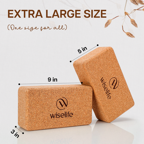 Cork Yoga Blocks - Set of 2 | Wiselife
