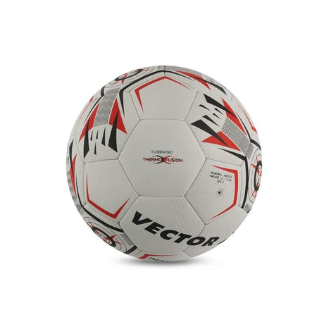 Vector X 32 Panel Impulse Rubberised Thermo Fused Indoor/Outdoor Football with Butyl Bladder, Suitable for Match and Training for Adults 15+ Years + Free Air Needle