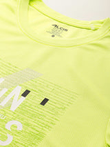 Alcis Men's Typography Printed T-shirt