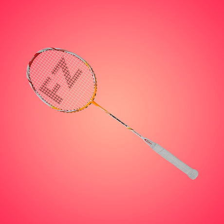 Speed light 74 Strung Badminton Racket ( Orange ) - 5U/G4