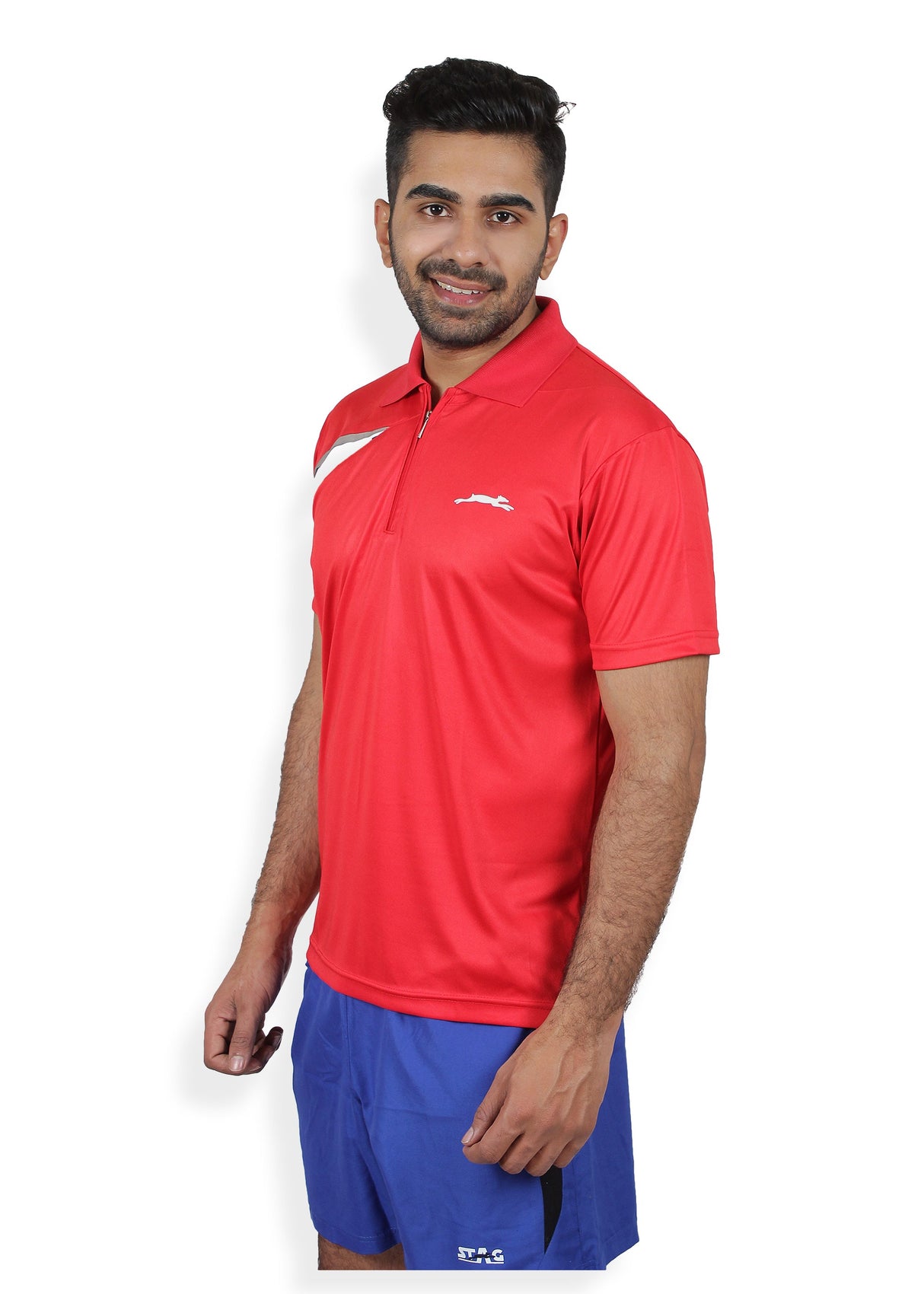 STAG GLOBAL Arrow X Men's Athletic Fit Polo T-Shirt | Solid Sportswear for Active & Casual Use