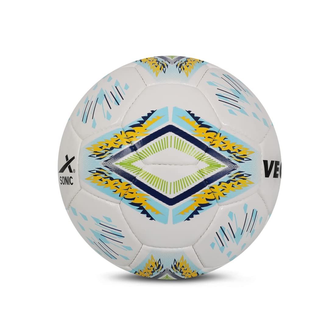 Vector X 32 Panel Sonic PU Hand Stitched Indoor/Outdoor Football with Latex Bladder,Suitable for Match and Training for Adults 15+ Years