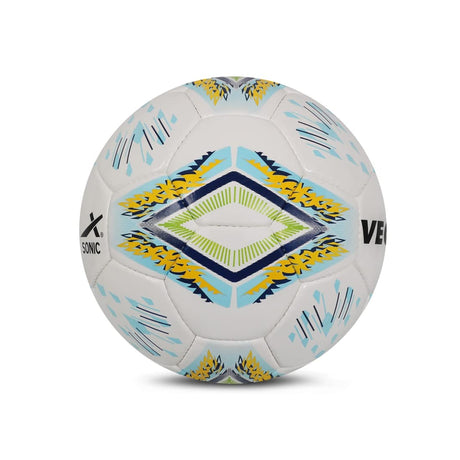 Vector X 32 Panel Sonic PU Hand Stitched Indoor/Outdoor Football with Latex Bladder,Suitable for Match and Training for Adults 15+ Years