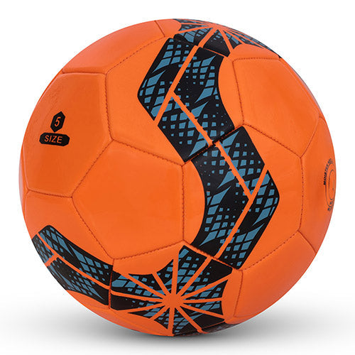 Vector X FIGHTER 32 Panel PVC Machine Stitched Indoor/Outdoor Practice, Training Match Soccer Football + Free Air Needle with Butyl Bladder Ball, Size 5, Suitable for Men, Youth Adults 15+ Years Boys