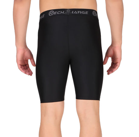 Recharge Polyester Compression Shorts (Black)