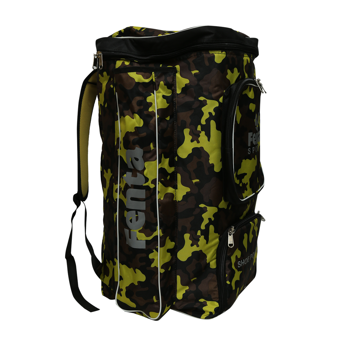 Fenta Pro Camo Print Cricket Kit Bag Backpack & Travelling Bag (Army Printed)