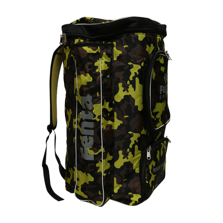 Fenta Pro Camo Print Cricket Kit Bag Backpack & Travelling Bag (Army Printed) | Fenta / Variety Enterprises