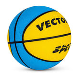 Vector X 8 Panel Speed Rubber Moulded Indoor/Outdoor Basketball with Butyl Bladder (Suitable for Practice/Match/Training) + Free Air Needle