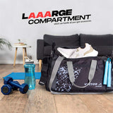 Vector X Classic BFI Approved Adjustable Shoulder Bag for Men - Duffle Gym, Fitness, Carry, Sports & Travel Bag - Sports Kit