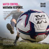 Vector X Elite NX Thermo Bonded Football Offical Match Ball PU Seamless Technology Excellent Bounce With Needle