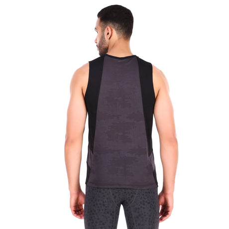 Performance Aero Mesh Tshirt For Men CS (Black/Grey)