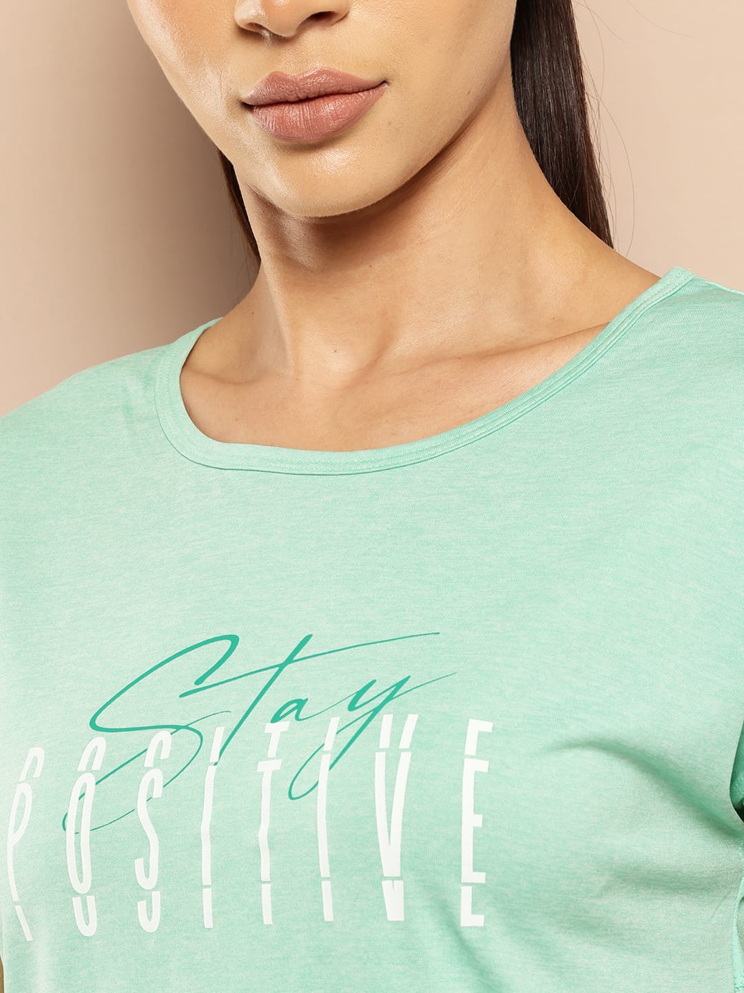 Alcis Women's Yoga Tee with Back Mesh Panel