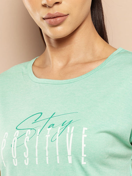 Alcis Women's Yoga Tee with Back Mesh Panel