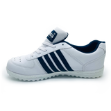 Fenta BRAVO: Stylish White PU-PVC Work Shoe with Non-Marking PVC Sole