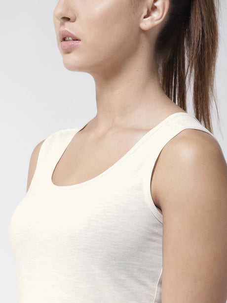 Alcis Women Off-White Solid Top | Alcis