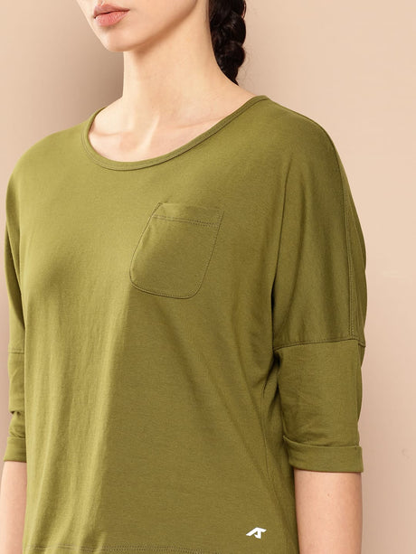 ALCIS WOMENS CHEST PRINT TEE