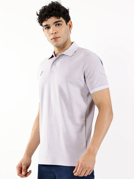 Flex Polo T-shirts Lavender | Omtex