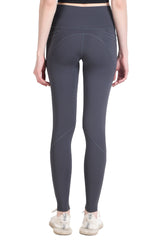 Nylon 4 Pocket Compression Legging/Tights For Women (Dark Grey)
