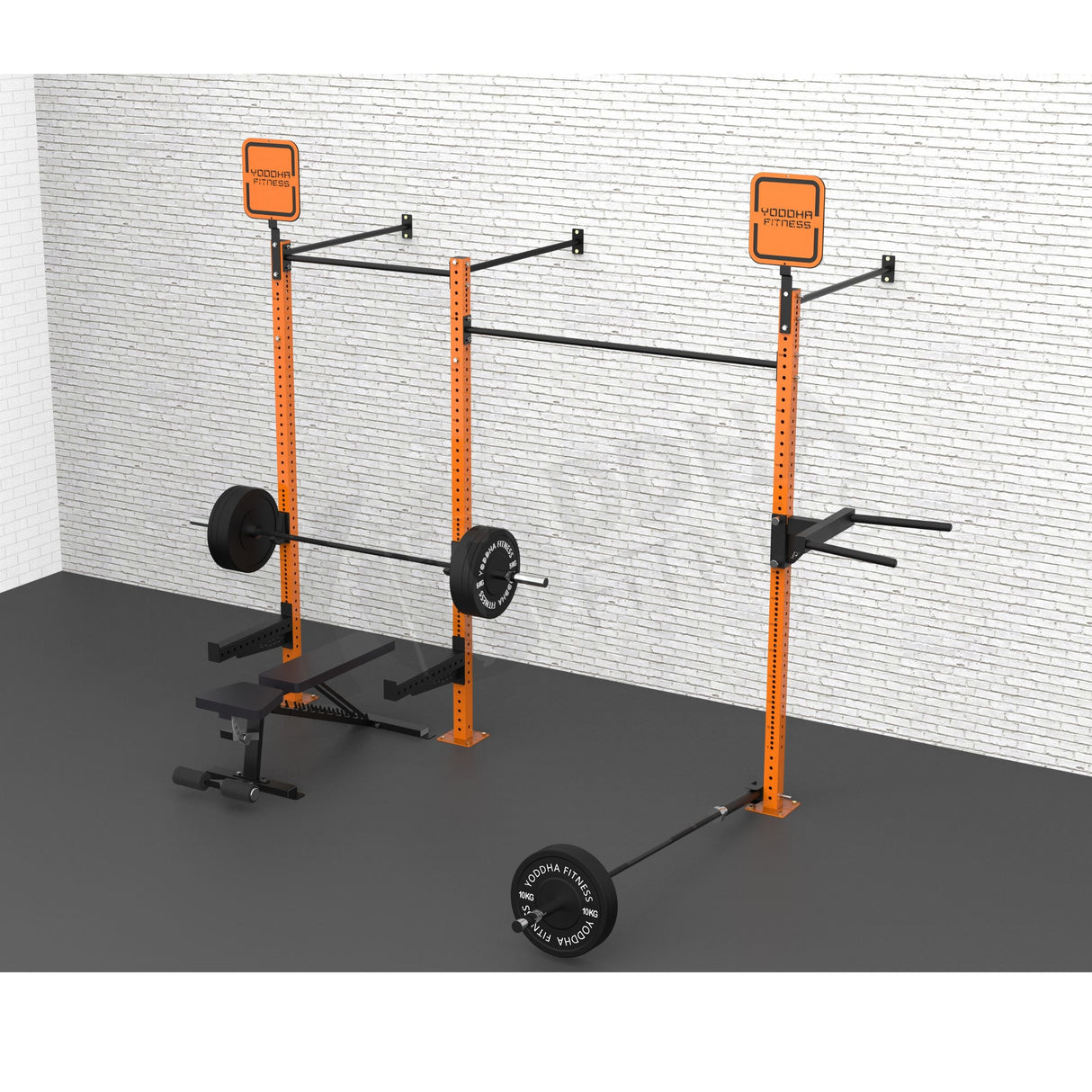 Wall Mounted CrossFit Rig - 10 Ft