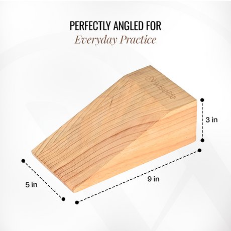 Wooden Yoga Wedges Set of 2 | Wiselife