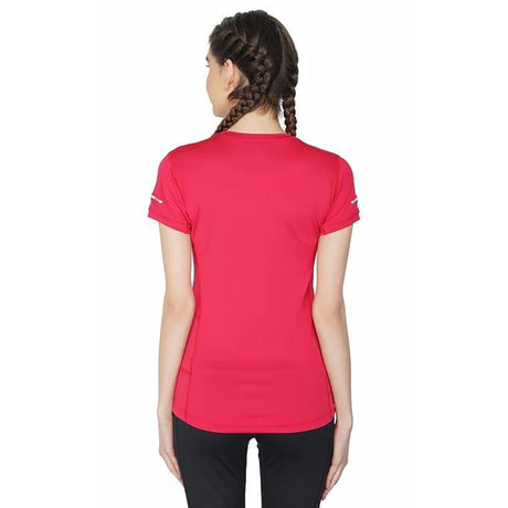 Vector X OGT-107 Girls Round Neck 4-Way Stretch T-Shirt(Orchid-Pink-XXL)