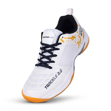 Vector X Trackle 2.0 Unisex Badminton Shoes|Indoor Outdoor Court Sneaker|Breathable Mesh with TPU Fusing Upper + Rubber Outsole for superior grip|Boots for Men Women Adult Youth