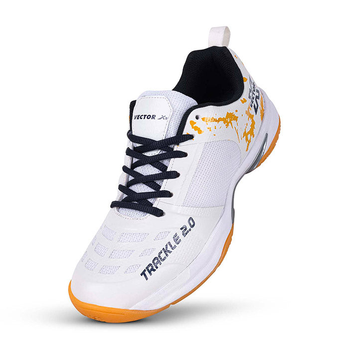 Vector X Trackle 2.0 Unisex Badminton Shoes|Indoor Outdoor Court Sneaker|Breathable Mesh with TPU Fusing Upper + Rubber Outsole for superior grip|Boots for Men Women Adult Youth