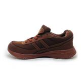 Fenta Sports Boys Fighter Marathon Shoes (Black and Brown)