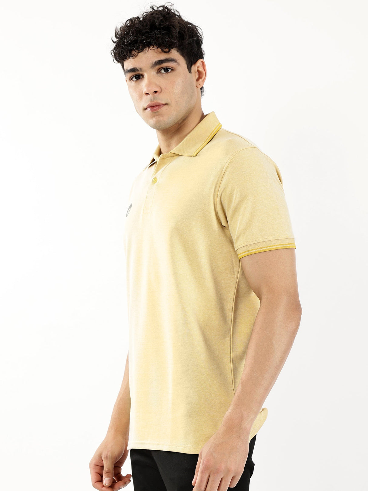 Flex Polo T-shirts Mustard Yellow