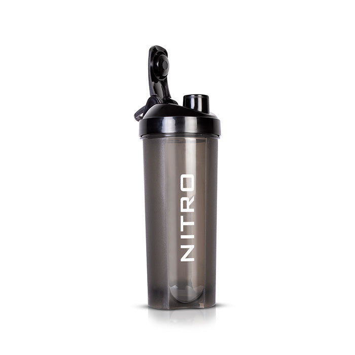 Vector X Nitro High Quality 700 ml Capacity Shaker With Strong Plastic Body Material - 0.5 PP Grade (100% BPA Free, No Toxins) Perfect for Mixing Whey Protein Powder, Smoothies and other Supplements|Gym Water Bottle with Blender Ball