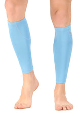 Nylon Compression Calf Sleeves (Aqua Blue)