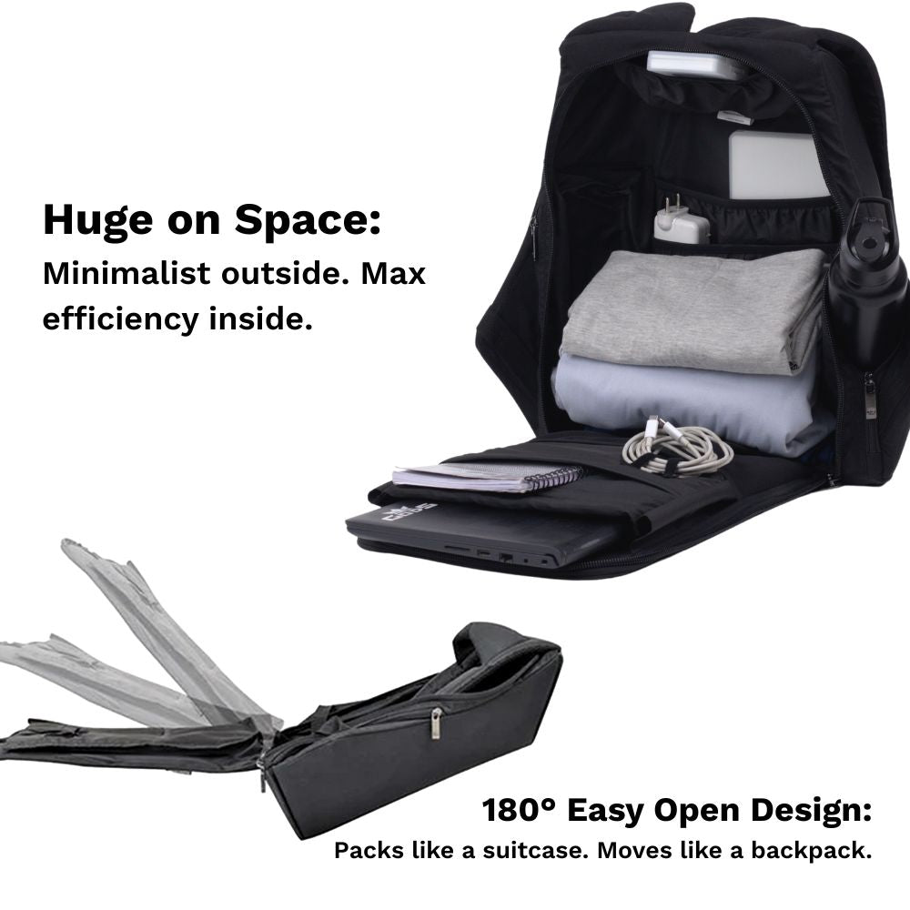 Zarc X: 22L Anti-Theft Laptop Backpack for 15.6” Laptops | Secure & Sleek Design