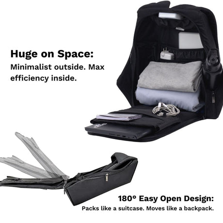 Zarc X: 22L Anti-Theft Laptop Backpack for 15.6” Laptops | Secure & Sleek Design