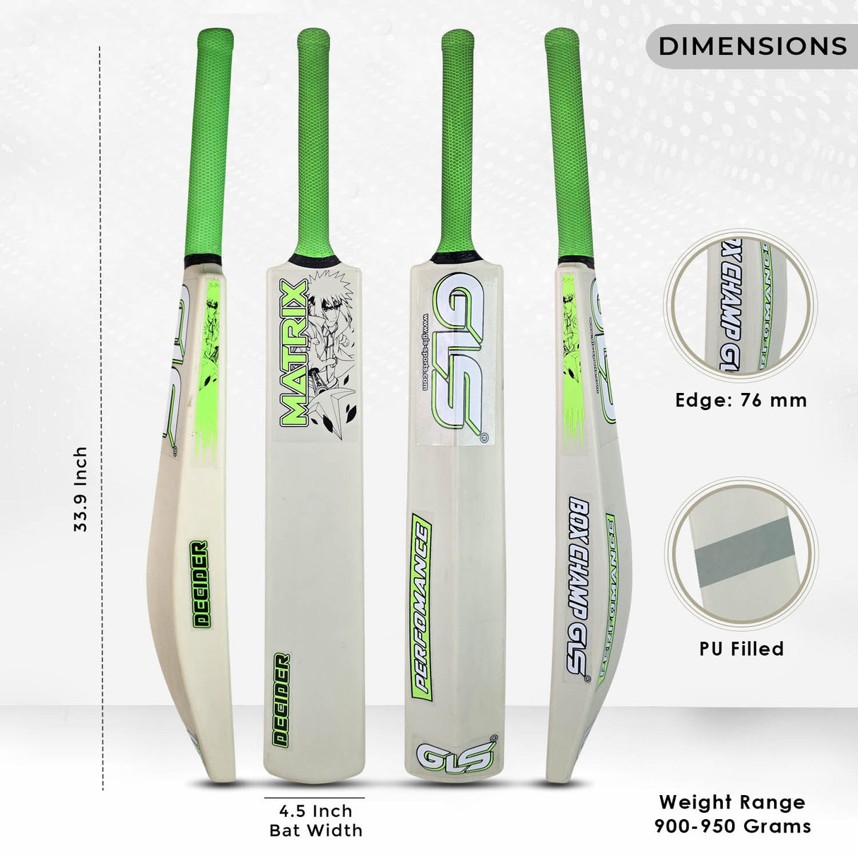 GLS Titan PU Filled Plastic Bat
