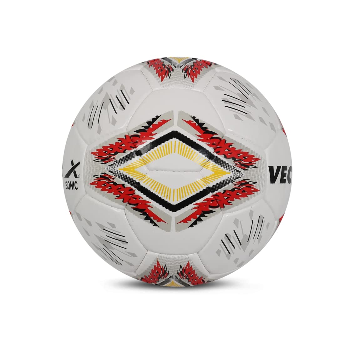 Vector X 32 Panel Sonic PU Hand Stitched Indoor/Outdoor Football with Latex Bladder,Suitable for Match and Training for Adults 15+ Years