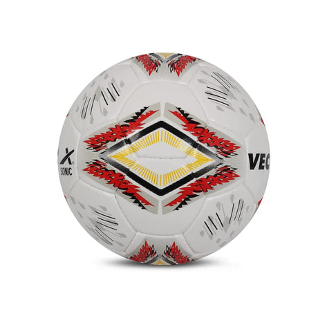 Vector X 32 Panel Sonic PU Hand Stitched Indoor/Outdoor Football with Latex Bladder,Suitable for Match and Training for Adults 15+ Years