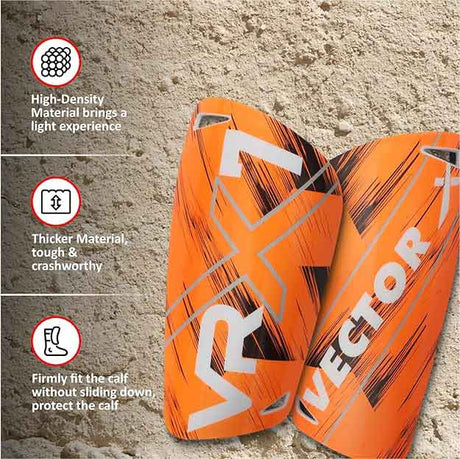 Vector X Combo of Dynamic 2.0 Shoe, Pair of Shin Guard & Pair of Stockings Football Kit