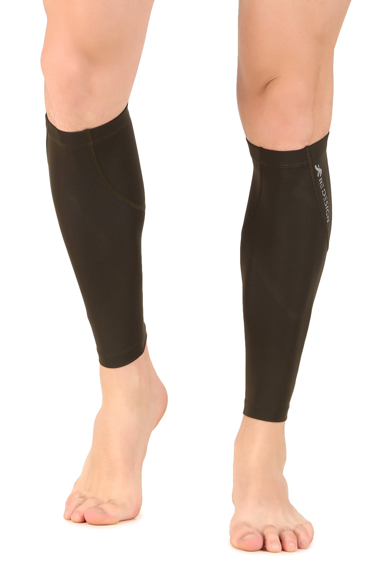 Nylon Compression Calf Sleeves (Military Green)