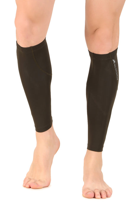 Nylon Compression Calf Sleeves (Military Green)