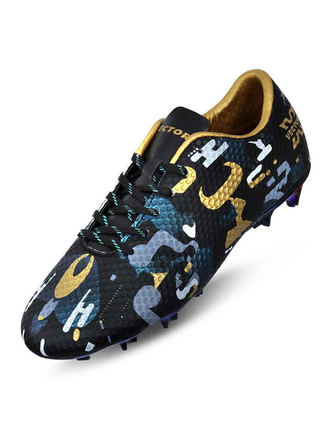 Vector X Elite 3D Texture TPU Fusing Upper with Electroplating TPU Sole, Sock for Grip, Soccer Football Studs,Durable, Lightweight