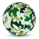 Vector X Trendy Rubber Moulded Tyre Texture Indoor/Outdoor Futsal Football with Latex Bladder, Green, Size 5, Suitable for Match and Training for Adults 15+ Years + Free Air Needle Suitable For hard
