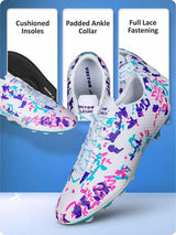 Vector X legacy 3D Texture Imported TPU Fusing Upper with Electroplating Sole Football Shoes