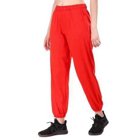 Women's Cotton Jogger (Red)