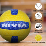NIVIA G-2020, 18 Panels, Nova Soft PU Pasted with Grainy & Dimpled Texture, Butyl Threadwounded Bladder, Match Ball Standard, Made for Tournaments , to Play on All Kind of Indoor & Outdoor Surfaces