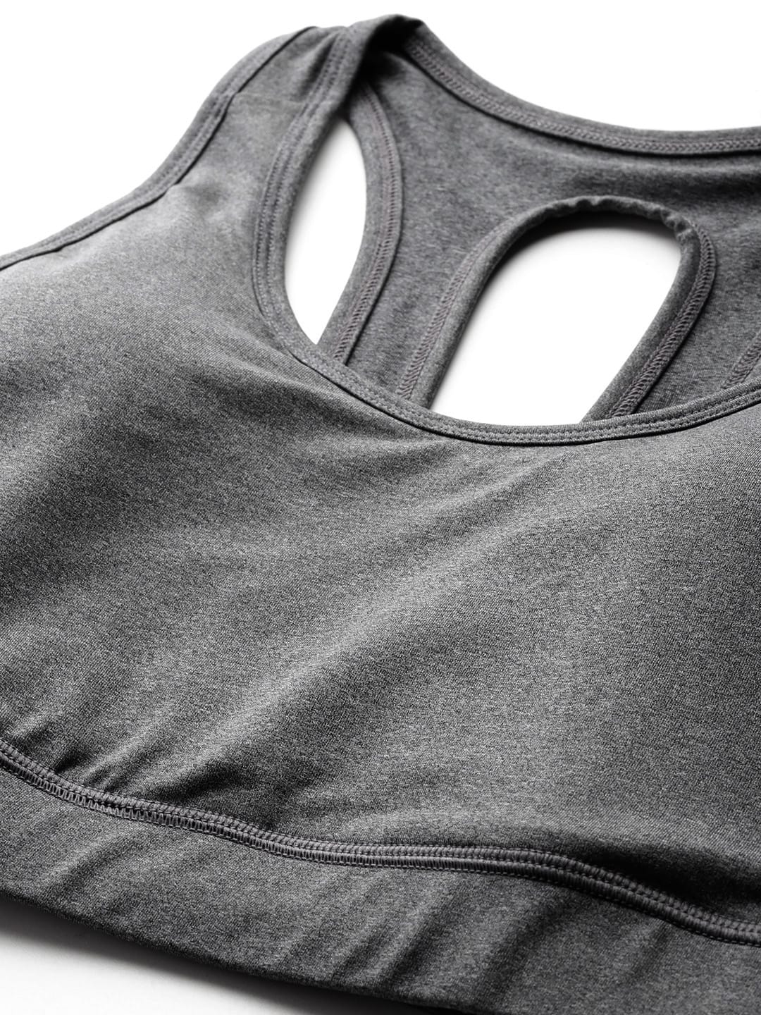 Alcis Women Grey On The Move Bra Top