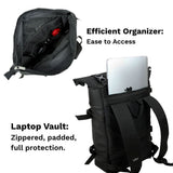 VAJRA - 25 ltrs- All terrain roll-top rucksack and laptop backpack