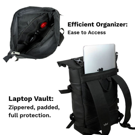 VAJRA - 25 ltrs- All terrain roll-top rucksack and laptop backpack