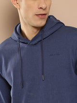 NAVY FLEECE HOODIE