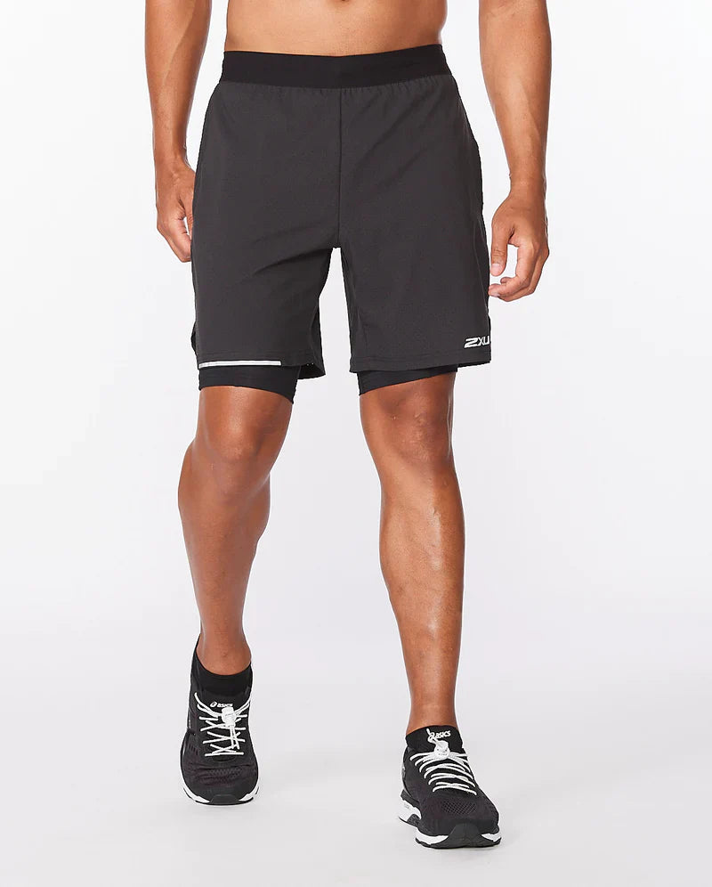 2XU Aero 2-In-1 7" Men Running Shorts