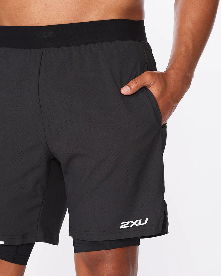 2XU Aero 2-In-1 7" Men Running Shorts